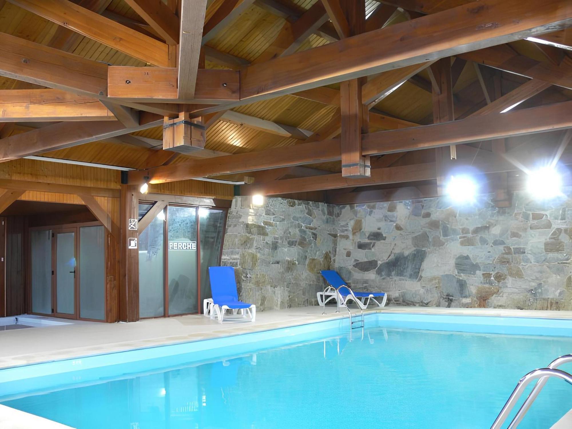 Pleine Nature Pied Pistes Piscine Chauffee Ustou Екстериор снимка